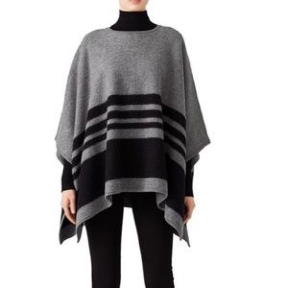 Kate Spade Brooke Street Poncho sweater - Picture 3 of 4